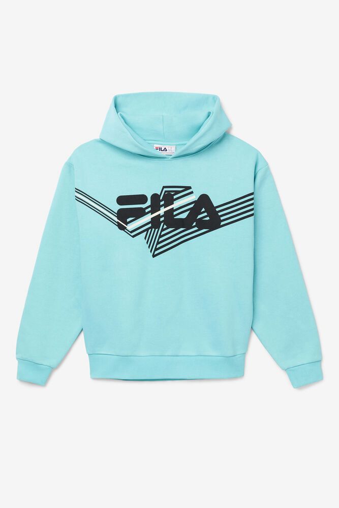 Fila Hoodie Panske Waldo Modre - AFCSU4539